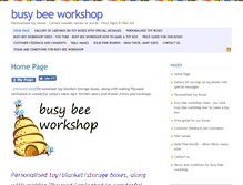 Tablet Screenshot of busybeeworkshop.com